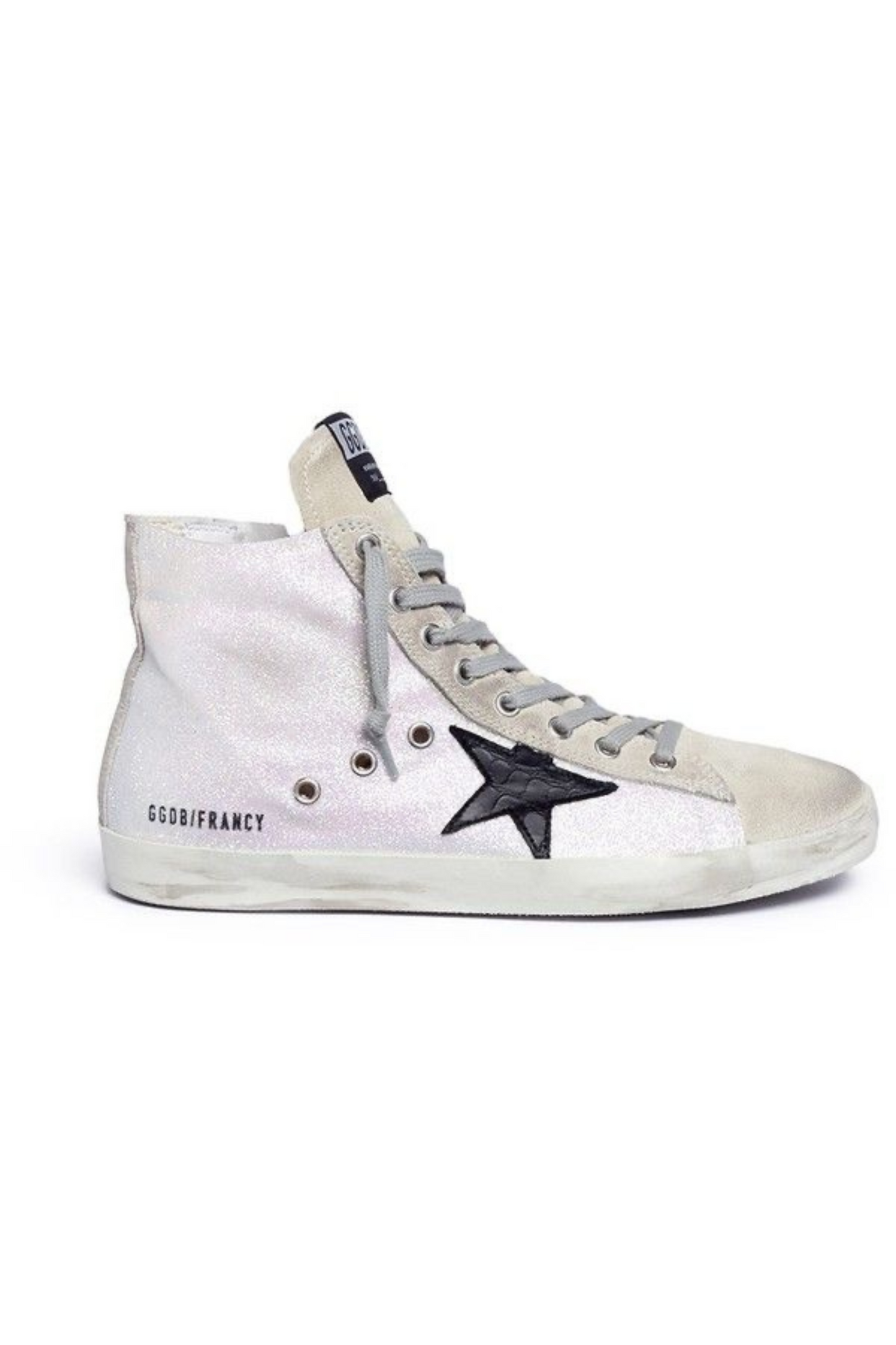 Francy Glitter Coated Leather High Top