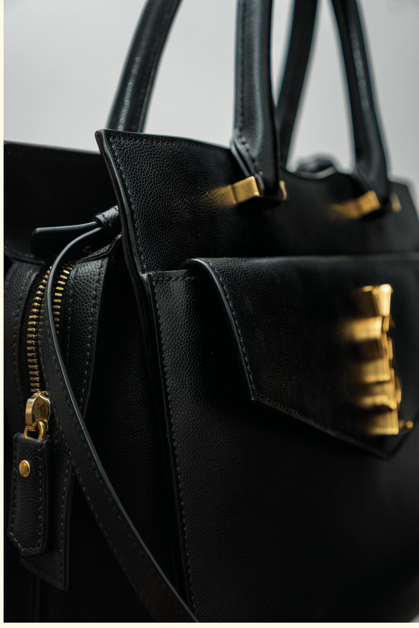 Uptown Leather Tote Bag